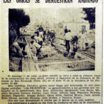 1975 – Construcción de cimientos .Comisión Pro Fomento Sofima