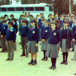 1984 – Alumnos de la UTU en acto patrio.