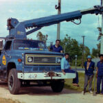 1986 – ANTEL nuevas columnas para líneas telefónicas.