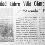 1971 – Villa Olímpica. Av. Pedro Cea