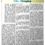 1971 – Villa Olímpica.