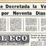 1973 – Veda de Carne por noventa días.