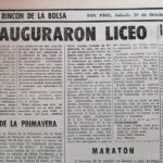 1978 – Inauguración Liceo Nº1