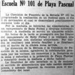 1975 – Festival a beneficio de escuela Nº101.Playa Pascual